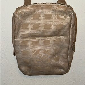 Vintage Chanel Tan Crossbody Bag